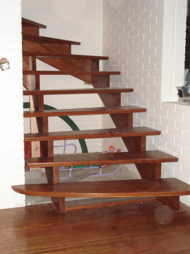 Wooden stairs