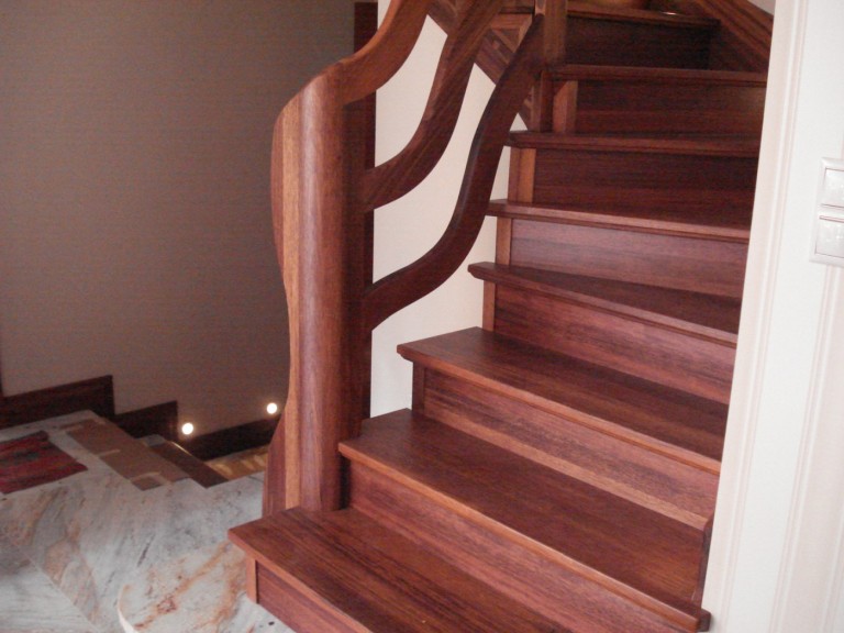 Wooden stairs