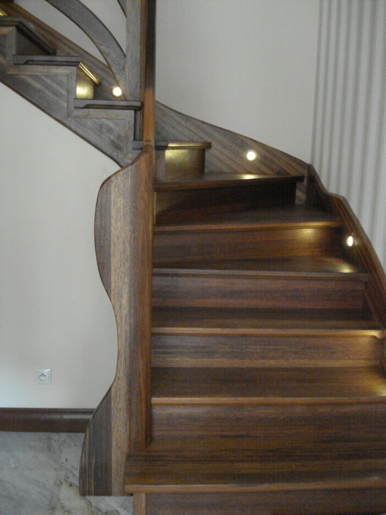 Wooden stairs