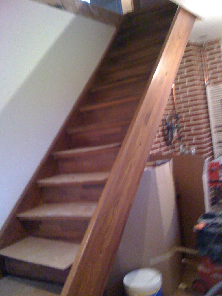 Wooden stairs