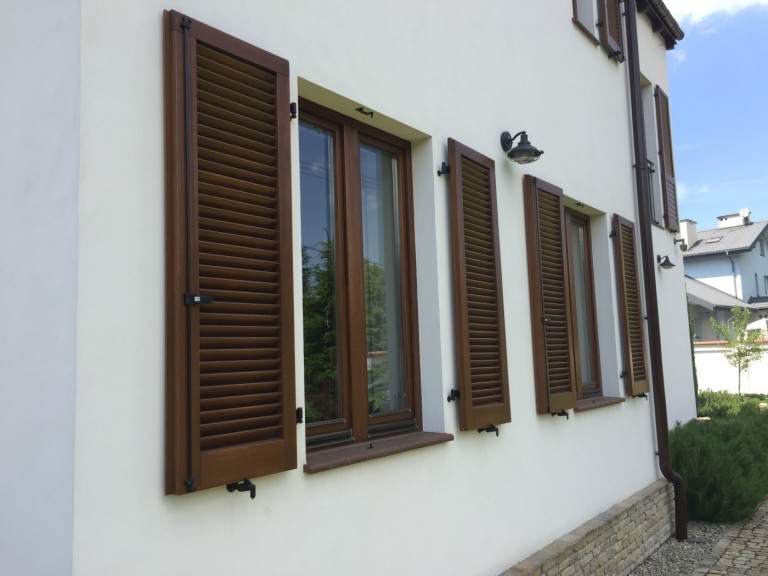 Wooden shutters