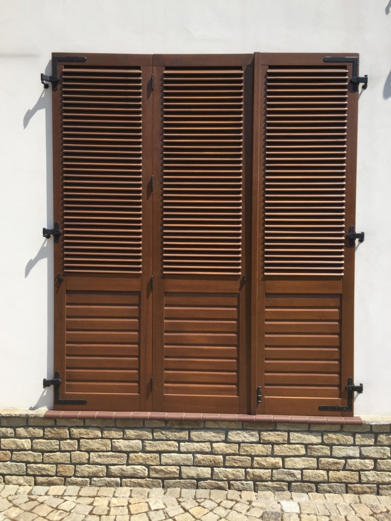 Wooden shutters