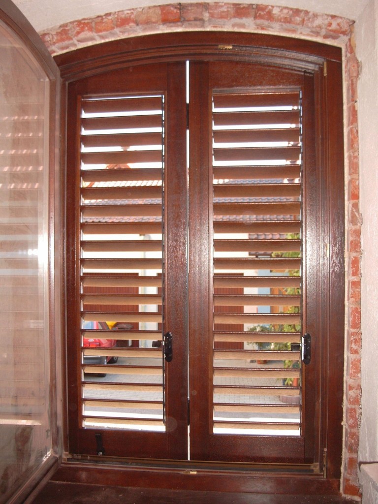 Wooden shutters