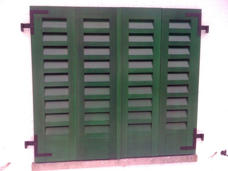 Wooden shutters