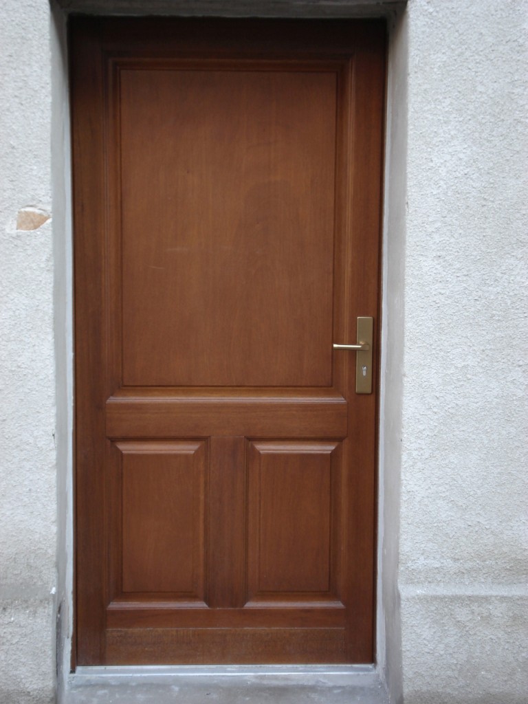 Exterior wooden doors