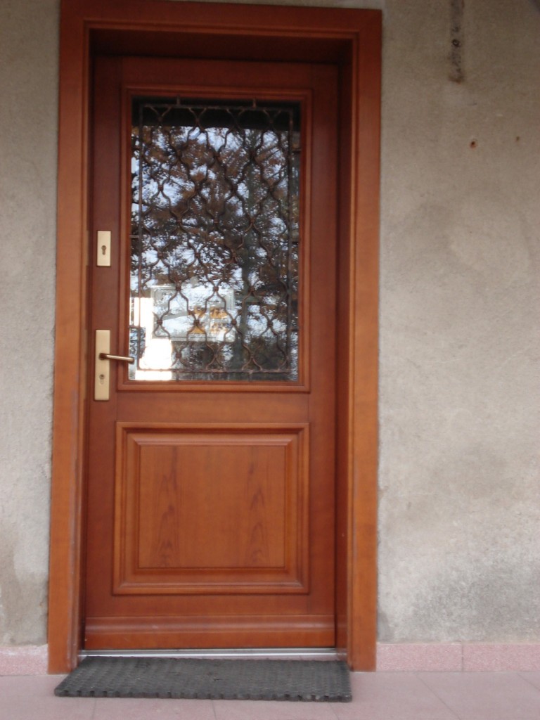 Exterior wooden doors