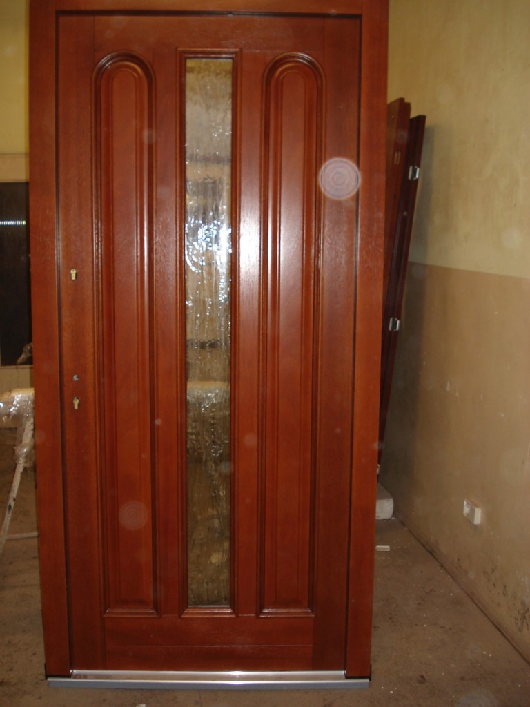 Exterior wooden doors