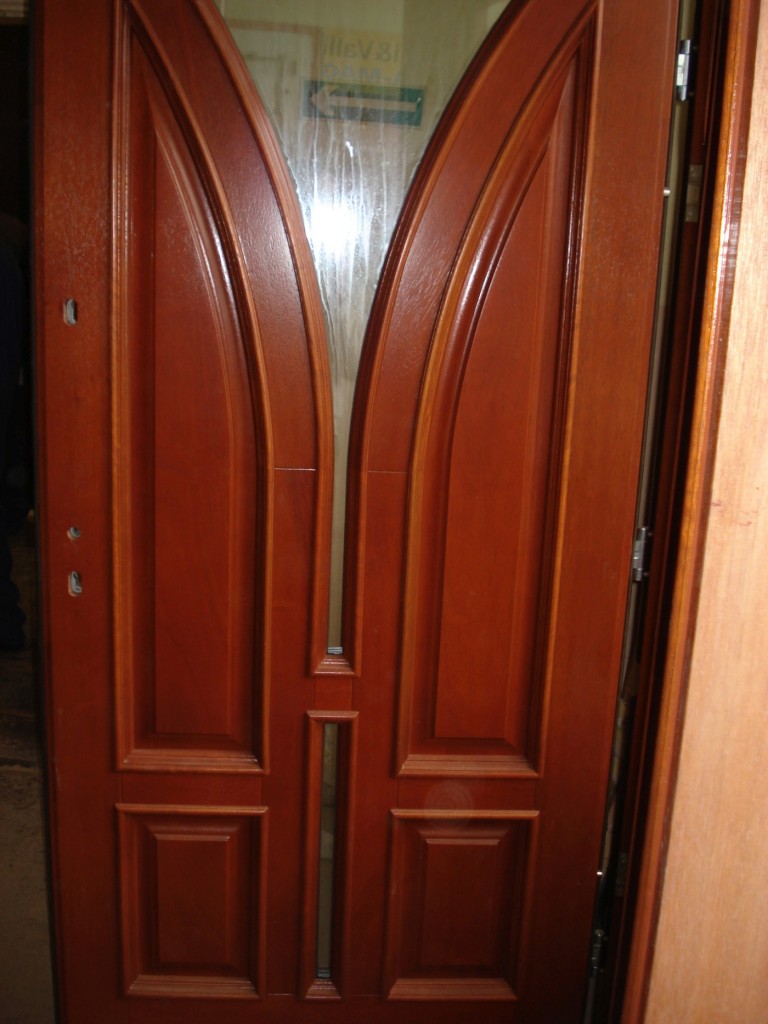 Exterior wooden doors