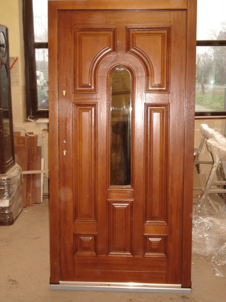 Exterior wooden doors