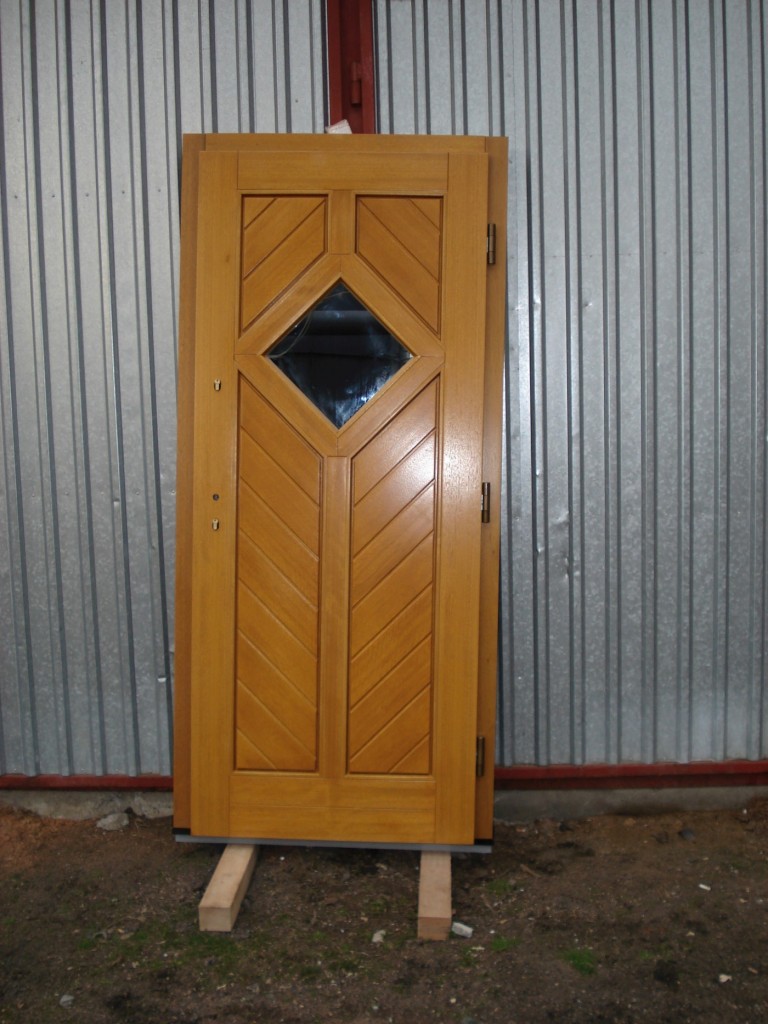 Exterior wooden doors