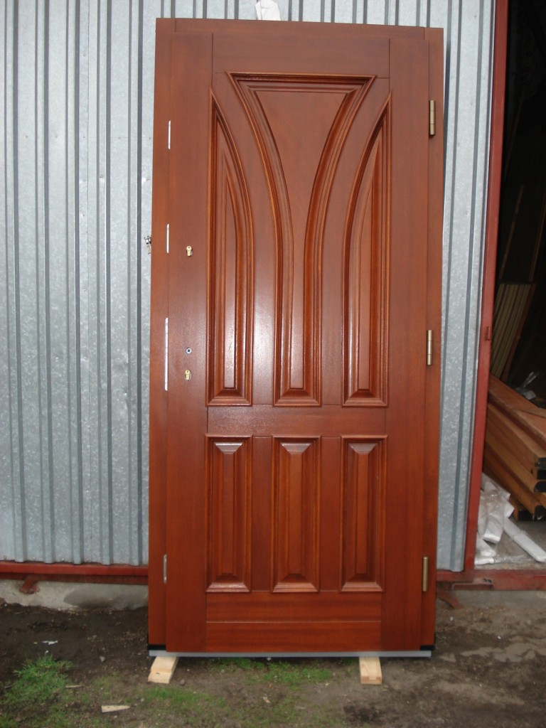 Exterior wooden doors