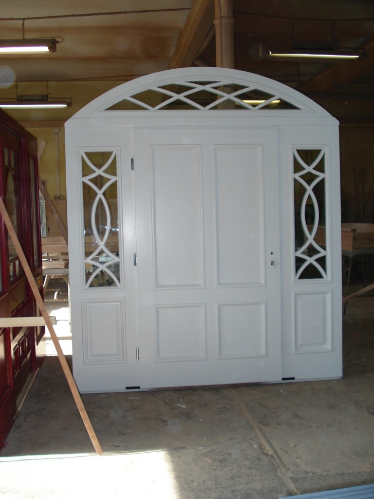 Exterior wooden doors