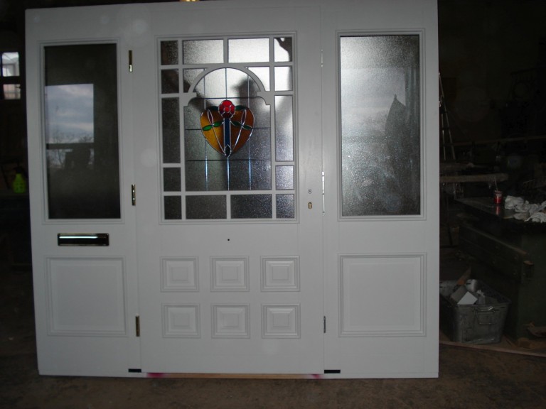 Exterior wooden doors