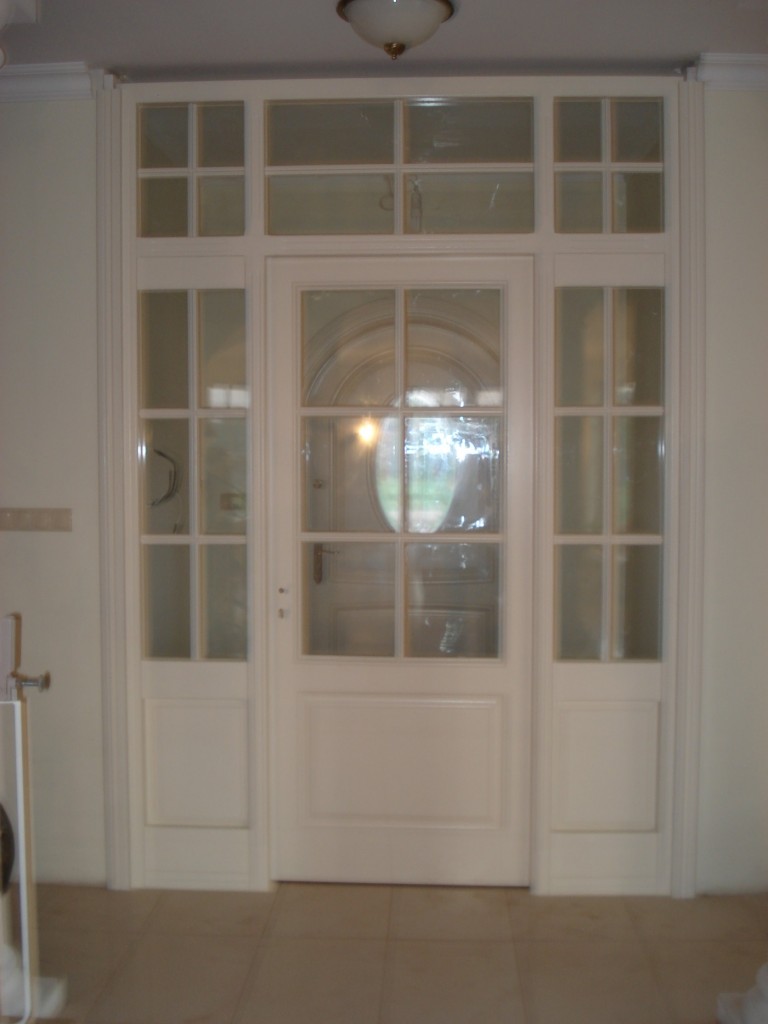 Exterior wooden doors