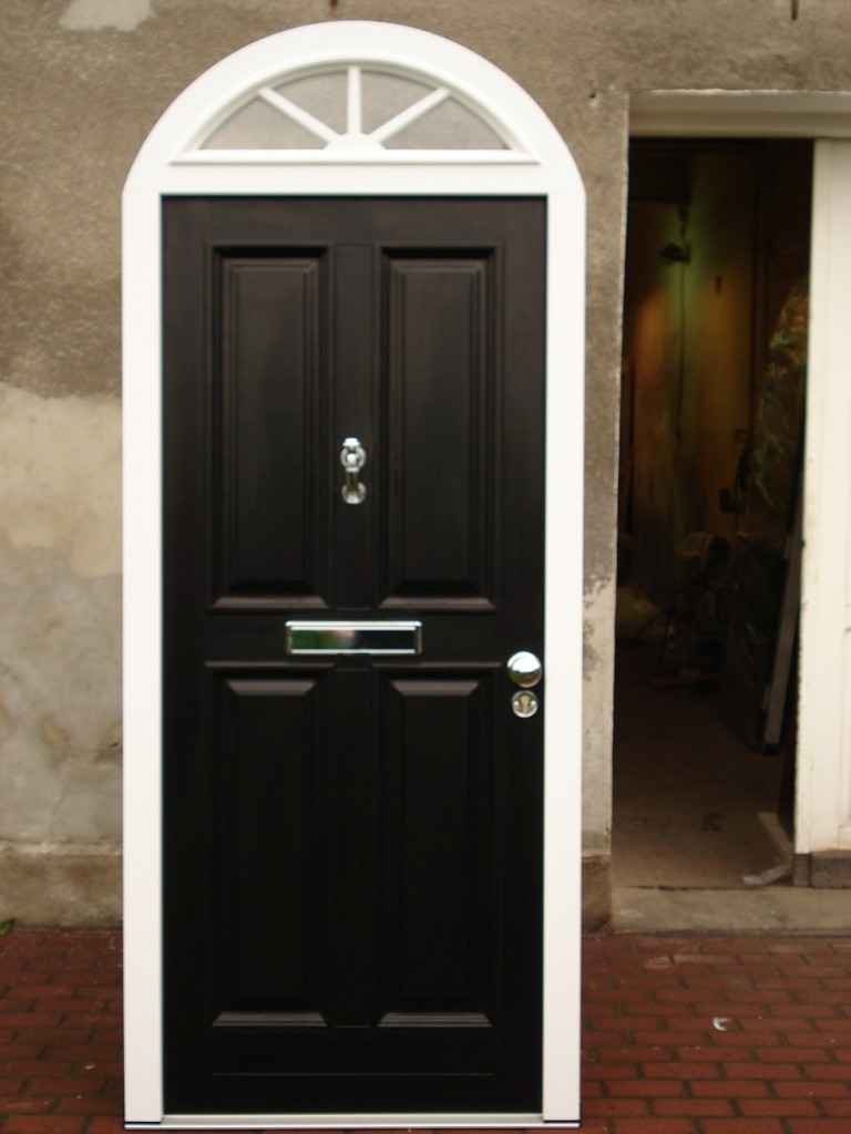 Exterior wooden doors