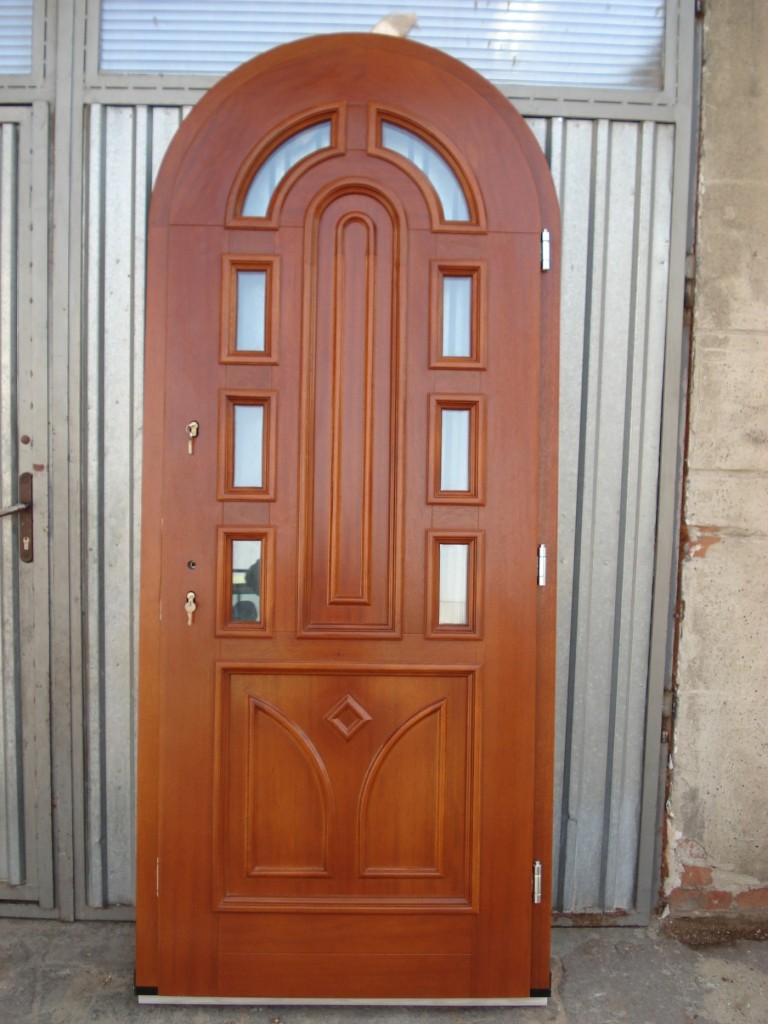 Exterior wooden doors