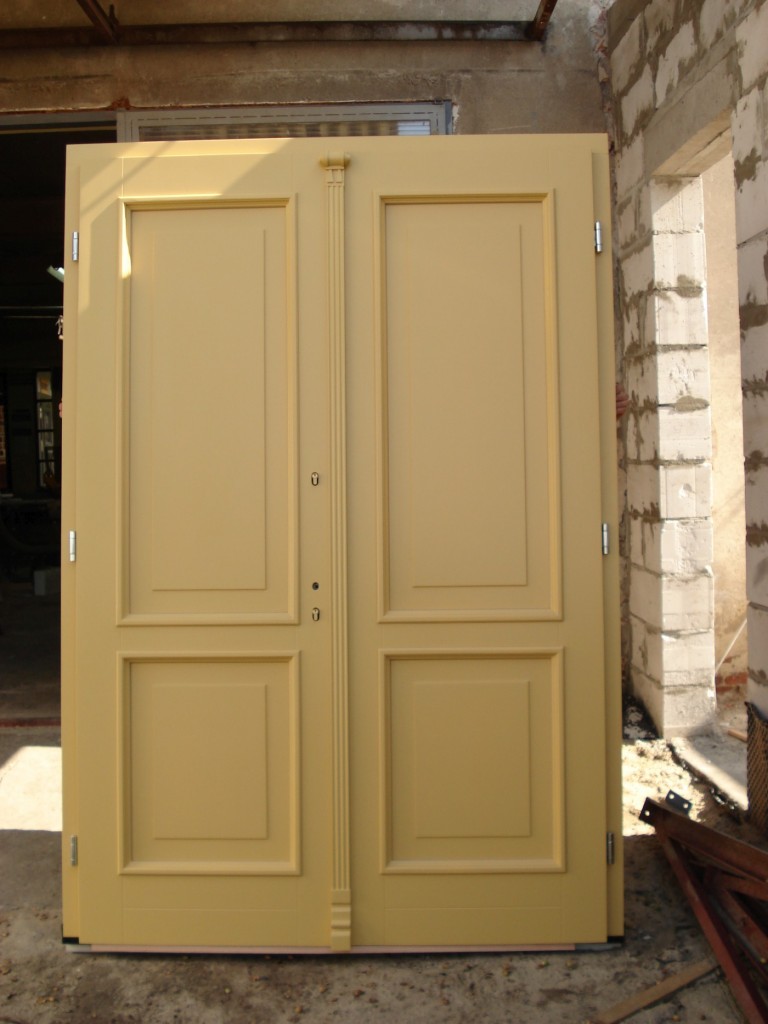 Exterior wooden doors