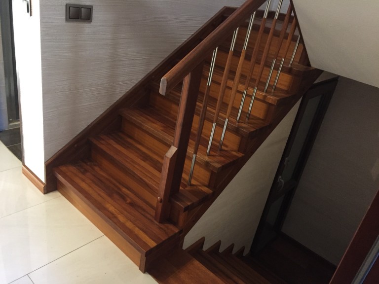 Wooden stairs