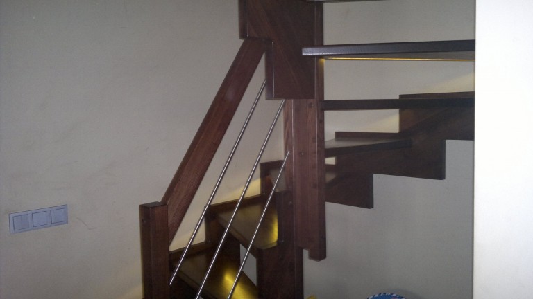 Wooden stairs