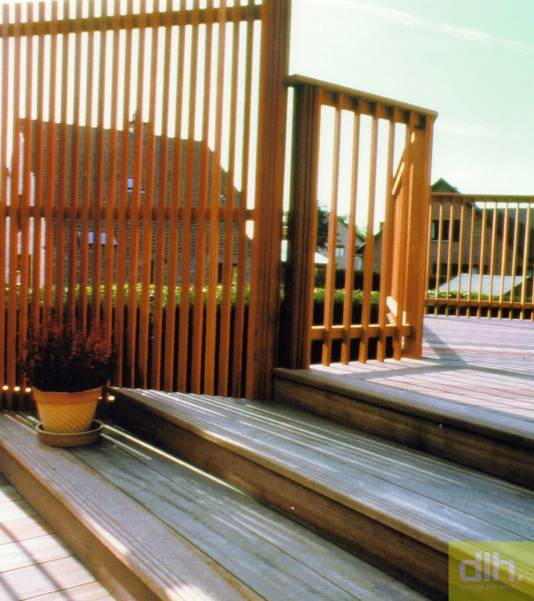 Wooden terraces